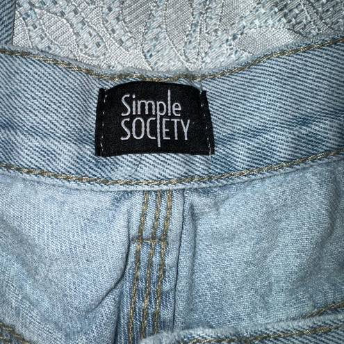 Simple Society Size 7 Wide Leg Carpenter Jeans