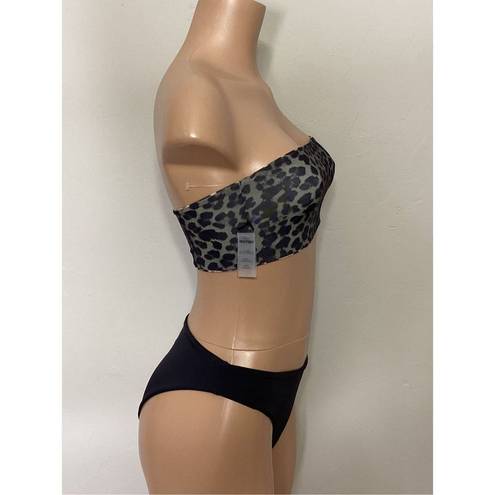 Good American New.  animal print bikini set. XS. (1) retails $169