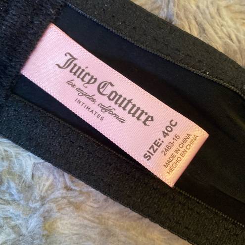 Juicy Couture  brand, size 40C, black bra.