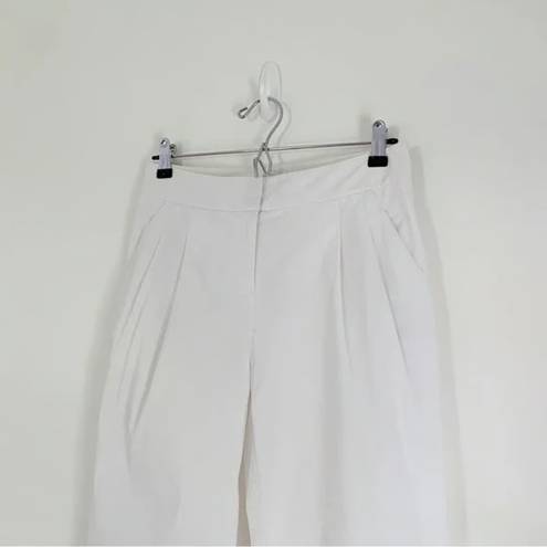 DKNY Vintage Y2K Pleated Capri Pants White Size 0