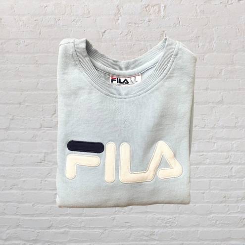 FILA women's Natalie Crewneck Sweatshirt Pastel Blue