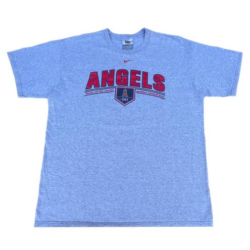 Nike Vintage Los Angeles Angels Grey Graphic T-shirt