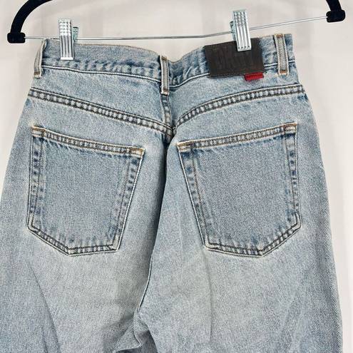 DKNY Vintage 90s  Jeans Womens High-Rise Tapered Mom Denim Light Blue Wash Size 8