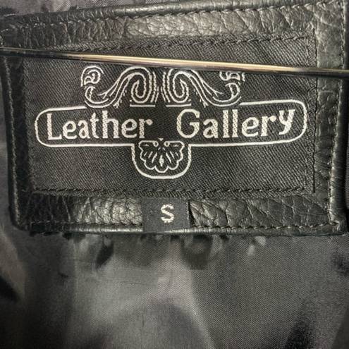 Gallery VTG LEATHER  Fringed Motorcycle Jacket S