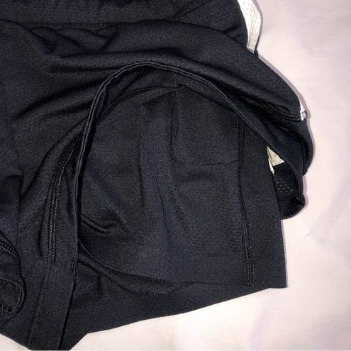 Roxyathletix Black Running Shorts Size Medium Black Double Layer  Athletic