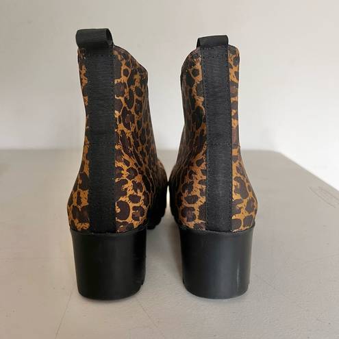 Krass&co Charleston Shoe  Upper Monterey Boots In Leopard Lug Sole Size 8