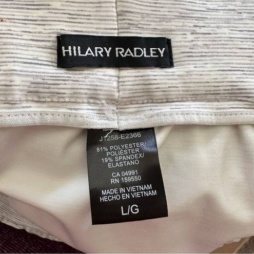 Hilary Radley  Light Gray Space Dye Pull-On Skirt