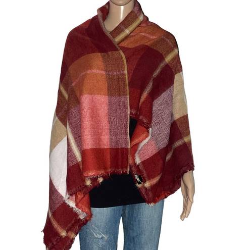 Mixit  plaid blanket scarf