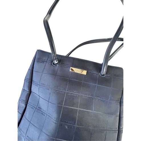 Nine West  Navy handbag note: pics - fair condition (strap wear)