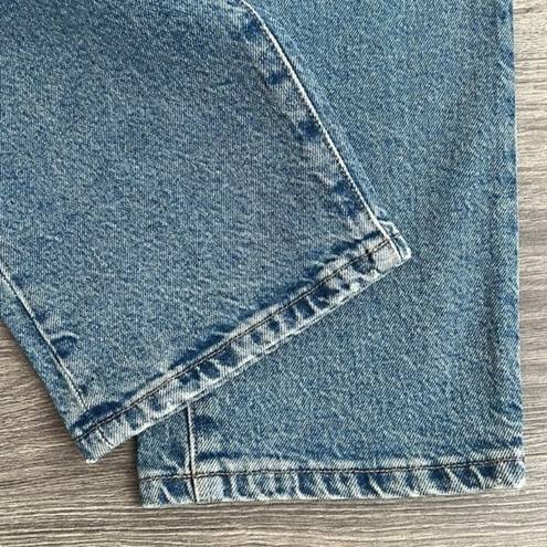 Good American NWT  Good Classic Jeans High Rise Distressed Indigo046 US 14/28"Ins