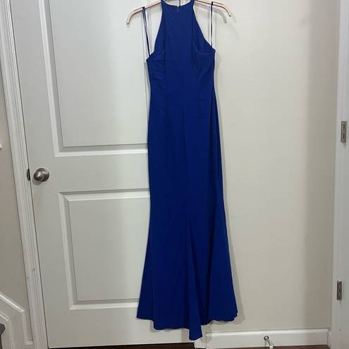 Badgley Mischka  Cobalt Blue Racing Gown Size 0 US $660