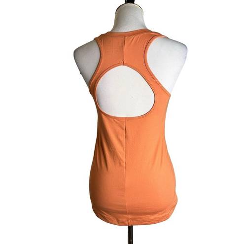 Gottex  Women's Racerback Tank Top Orange Open Back Athletic Sleeveless Size M