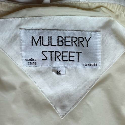 Mulberry Vintage  Street White w/ Nautical Patchwork Details Windbreaker - Medium