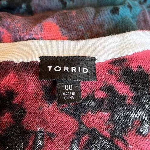 Torrid  00 (M/L) multi colored cardigan - 2337