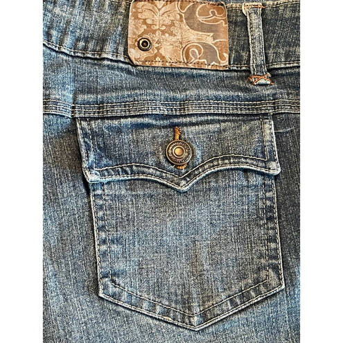 Seductions  Denim Button Fly Hipster Flare Jeans size 9