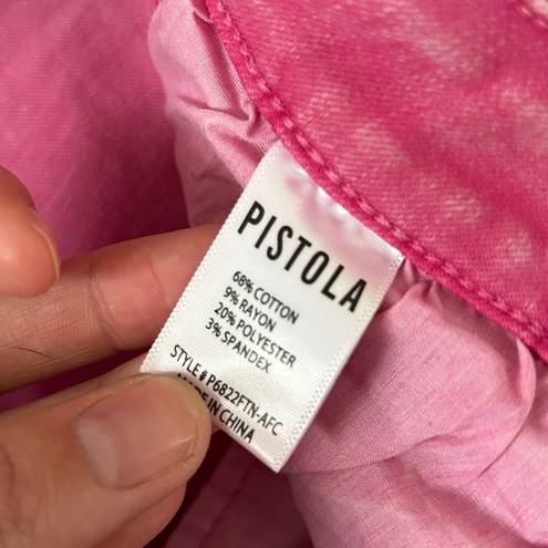 Pistola  Pink Denim Cropped Jeans Barbie Barbiecore Spring Colorful Size 28