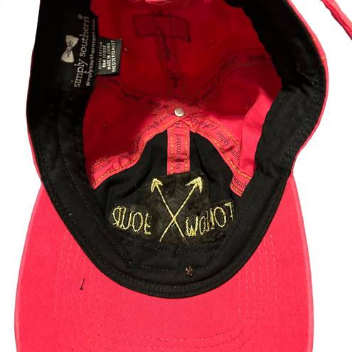 Simply Southern  Follow Your Arrow pink and black Adjustable Hat