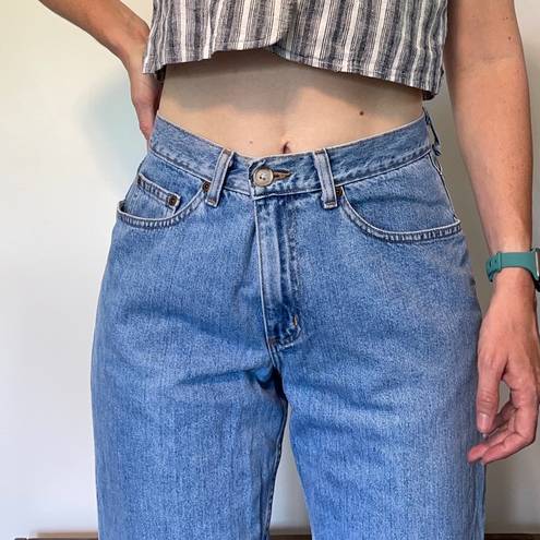 L.L.Bean Vintage  Mom Jeans High Rise Light Wash