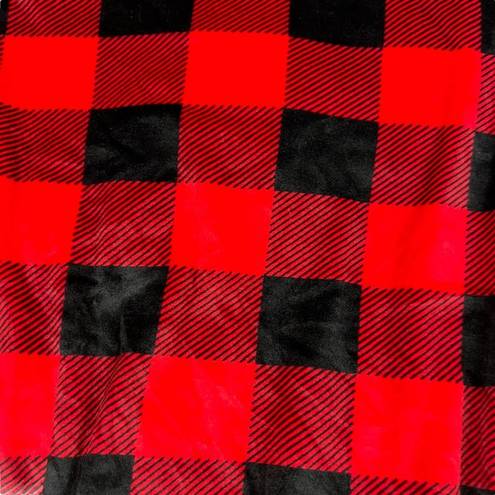 Wish Third  womens Large Top Pajama lounge wear buffalo Plaid winter sequin cozy