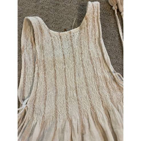 Free People  Obi Posey Smocked Tunic Medium