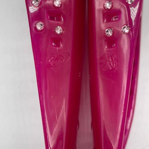 Stuart Weitzman Jealous  Jelly d'Orsay Flat - Raspberry - 38