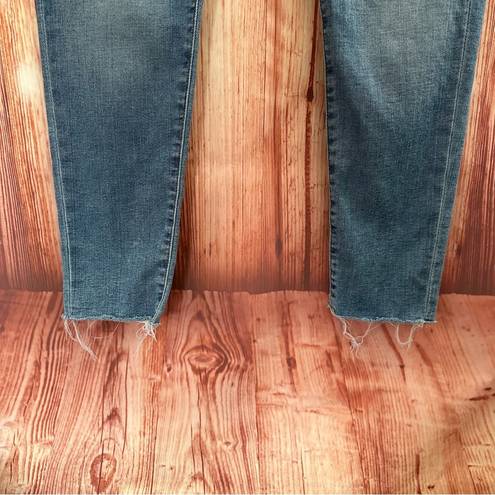 Joe’s Jeans  Raw Hem High Rise Ankle Jeans