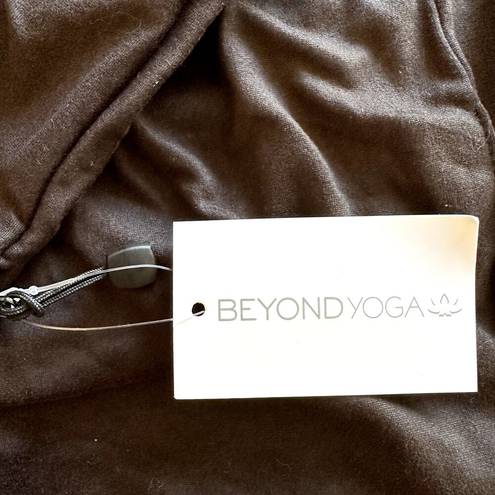 Beyond Yoga  Pocket Infinity Scarf Lightweight Hidden Zip Cozy Soft Black NWT