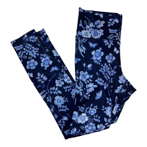 Terez TLC Floral-Print Smoothing Leggings