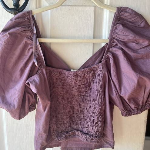 Sim & Sam Puff Sleeve Blouse NWT