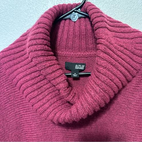 a.n.a  Women's Rusty Burgundy Cowl Neck Bell Sleeve Knit Dolman Pullover Sweater