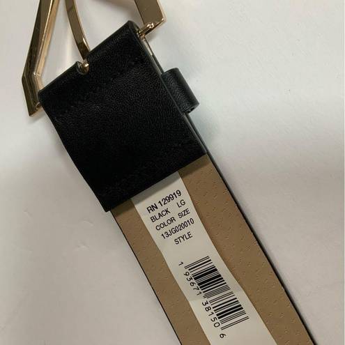 Jessica Simpson Gold Black Belt Size Large