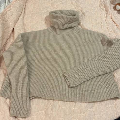 Madewell  Resourced Cashmere & Wool Turtleneck Oatmeal Sweater