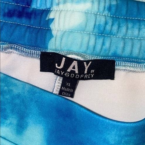 Jay Godfrey Jay by  XL watercolor‎ pencil skirt