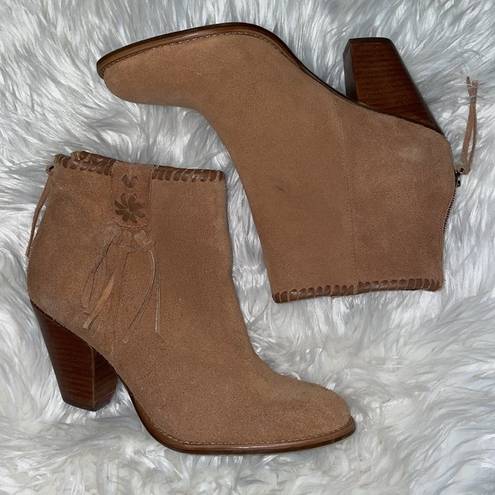 Jack Rogers  Greer Suede Bootie in Oak