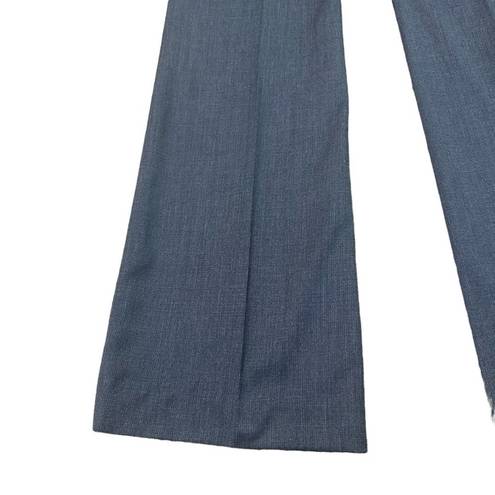 T Tahari  Medium Blue Slacks Dress Pants Office Flare Leg Size 2 Women's