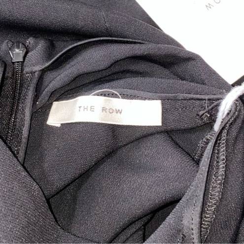 The Row  Women’s Size 10 Black Yoko Cowl Neck Draped Front Long Sleeve Top