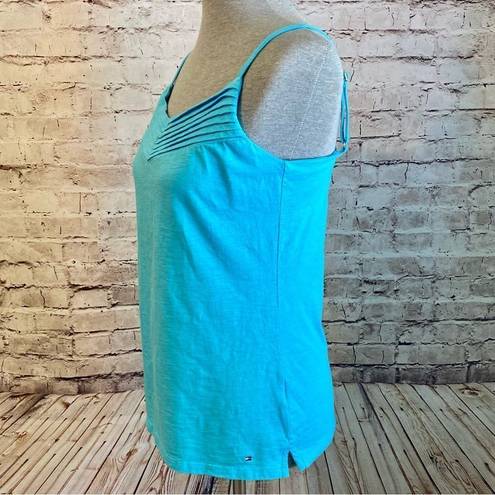 Tommy Hilfiger  Pleated Tank Top Adjustable Straps Size Small