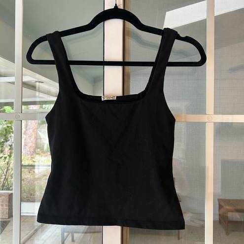 Free People last time cami tank top in black