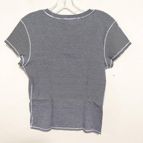 Polo  Ralph Lauren Navy Stripe Baby Tee Shirt