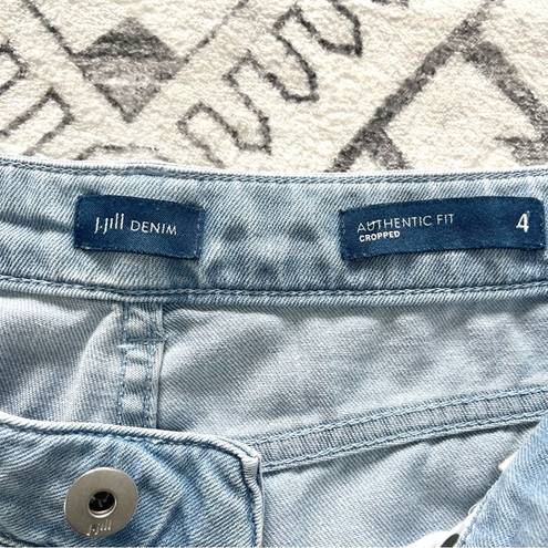 J.Jill  Authentic Cropped Jeans in Light Wash