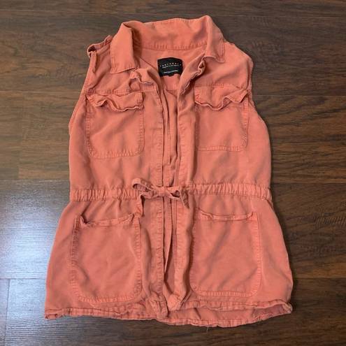 Sanctuary  burnt orange sleeveless jacket vest size M