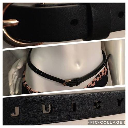 Juicy Couture  Cut Out Logo Belt