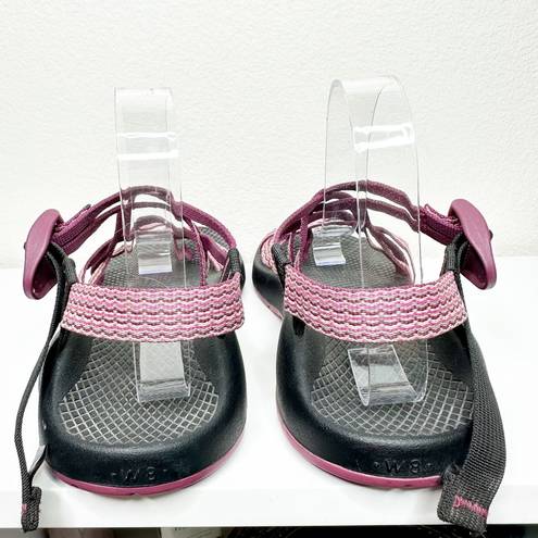 Chacos Chaco Zx/2 Yampa Purple Pink Tidal Wave Strap Hiking Sport Sandals Size 8