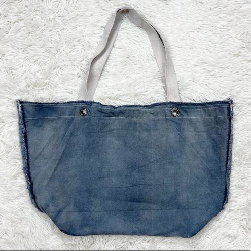 Little Earth Indianapolis Colts Blue Denim Breast Cancer Tote Bag