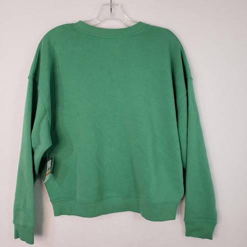 Grayson Threads  Sweatshirt Womens Size S Kelly Green Malibu Tennis Club Graphic