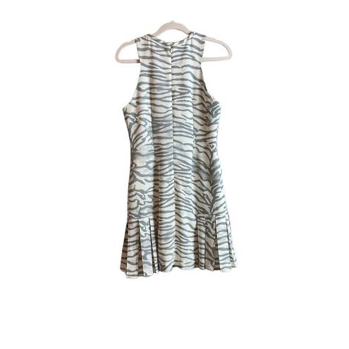 Rebecca Taylor  Zebra pleated dress