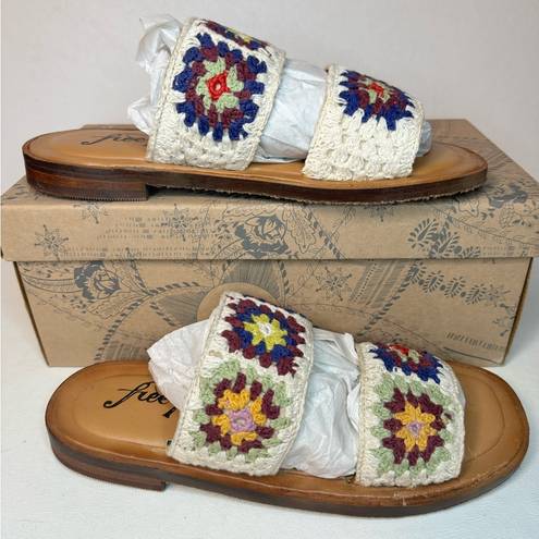 Free People Juliet Crochet Sandals multi combo casual classic comfy summer