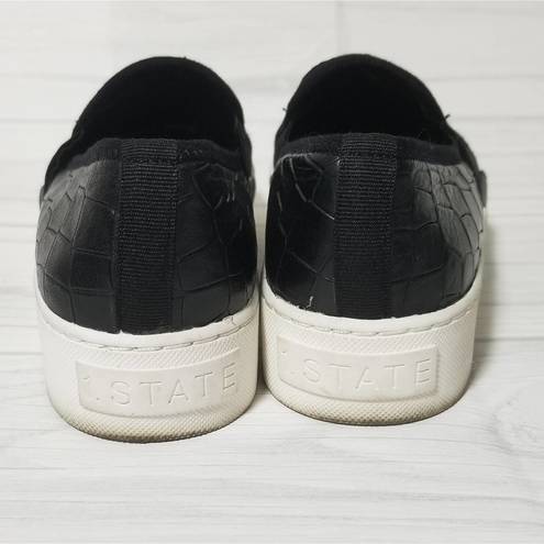 1. State  Black Waylan Slide Sneakers