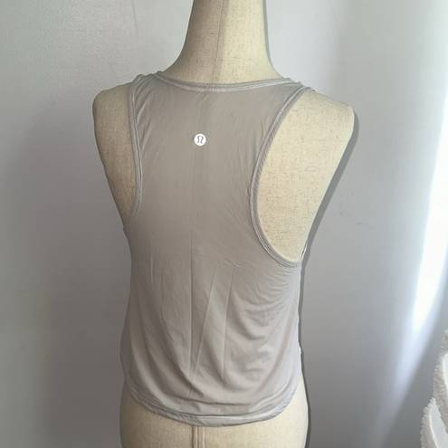 Lululemon Light Grey Lulu Tank