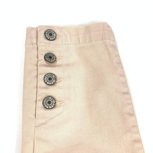 Talbots  Jeans Women's Sz 2 Flawless Five-Pocket Skinny Ankle Leg Button Hem Pink